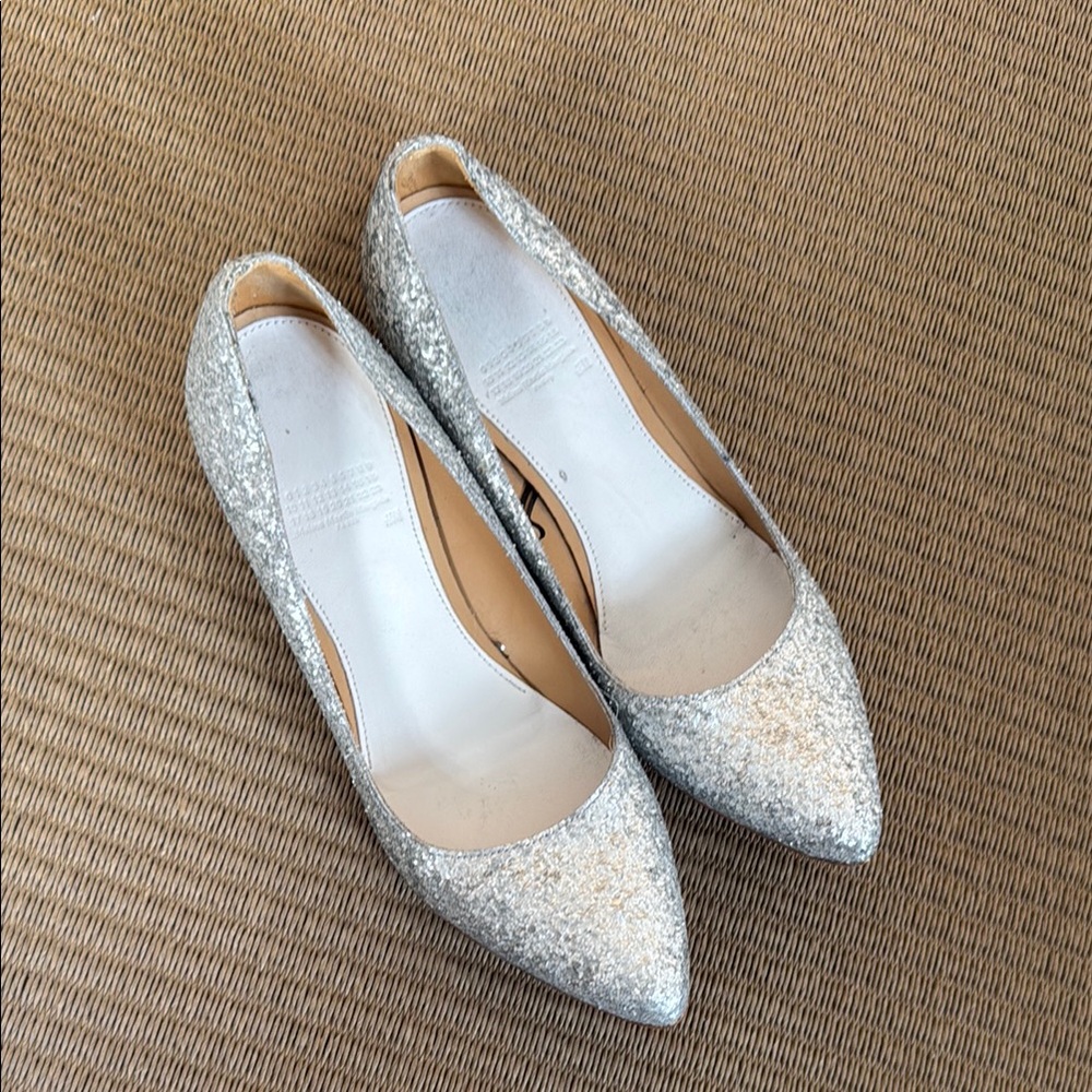 Maison Martin Margiela for H&M Silver Glitter Flats